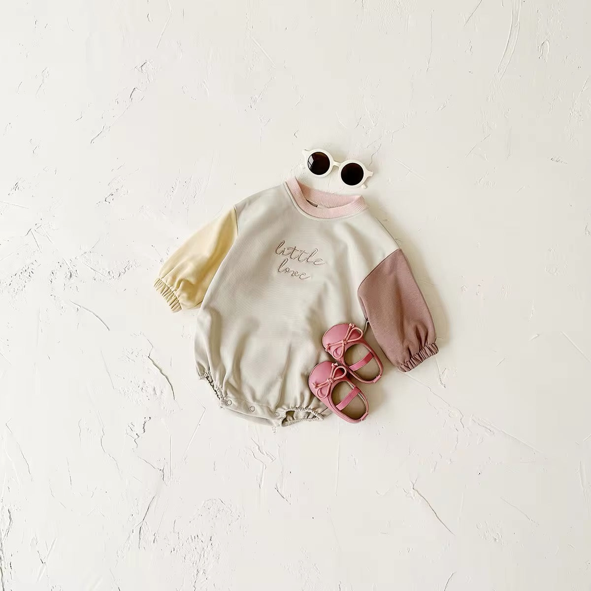 Little love sweatshirt rompers - colour