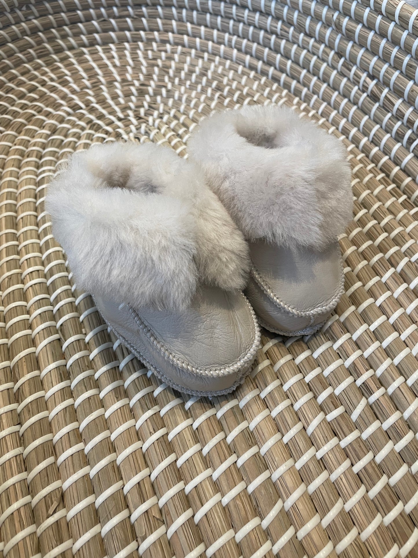Handmade leather booties