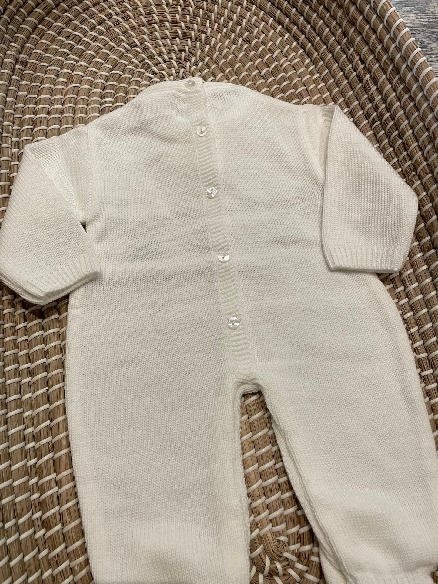 The rocking horse knitted onesie