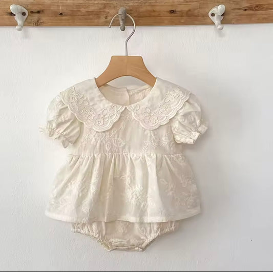 The Callie cream romper