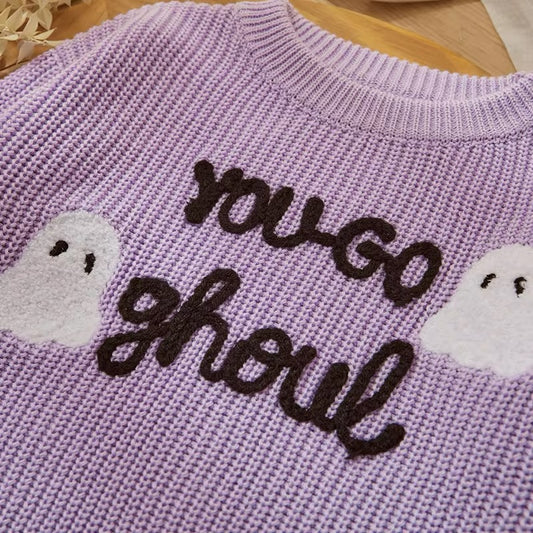 You go ghoul sweatshirt/romper