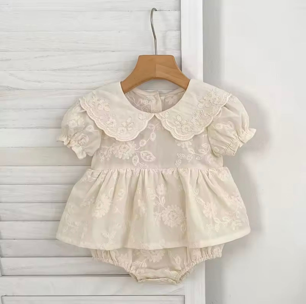 The Callie cream romper