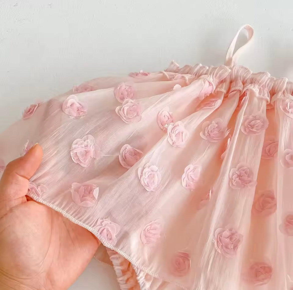 The Pink rose romper