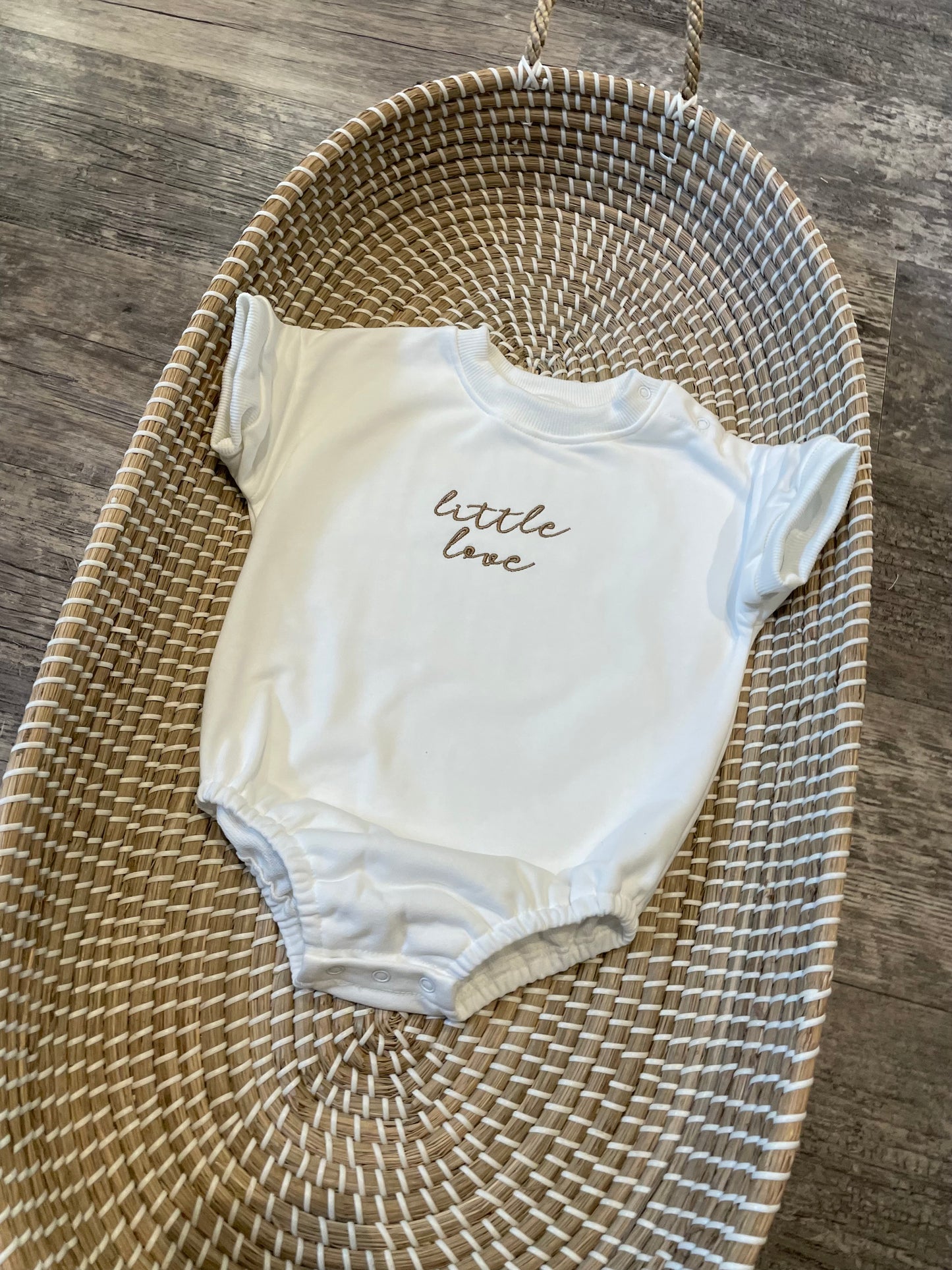 Little love romper - short sleeved