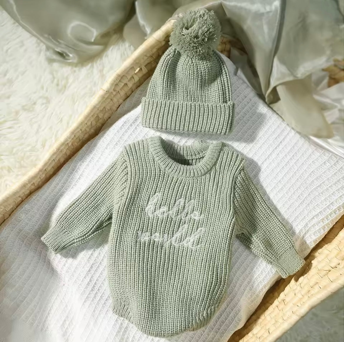 Hello World Knitted set
