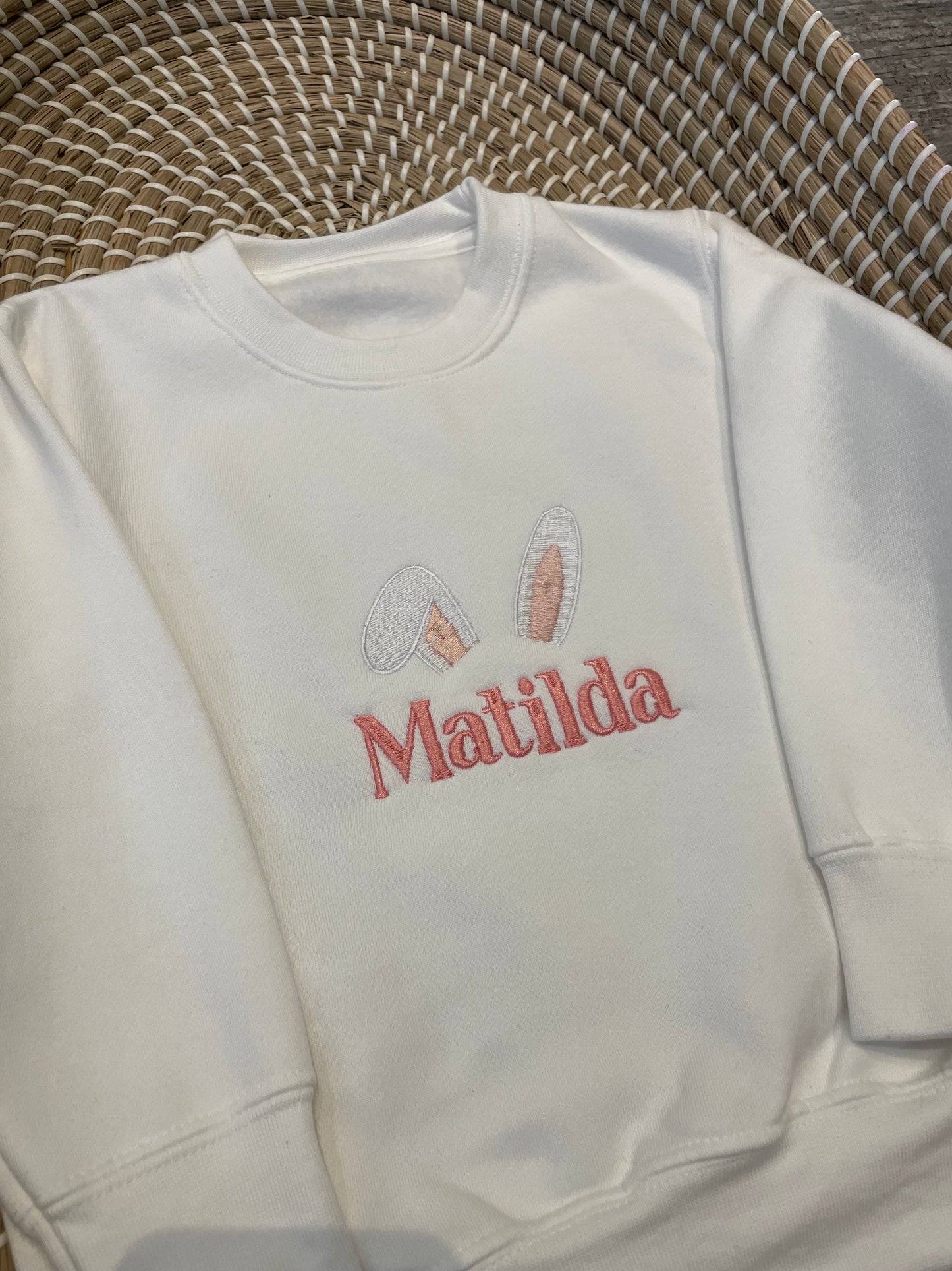 Personalised Easter plain cotton pyjamas
