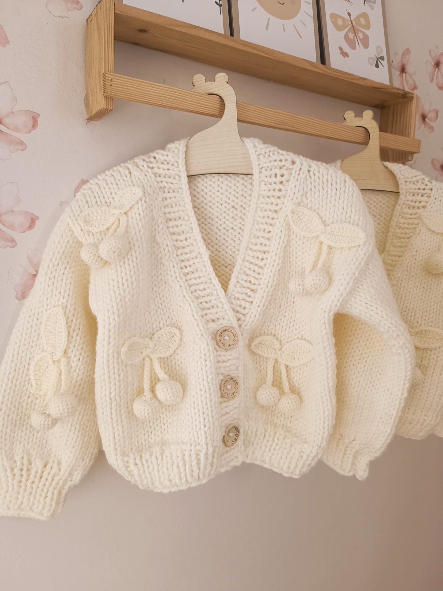 Handmade cherry cardigan (PREORDER)