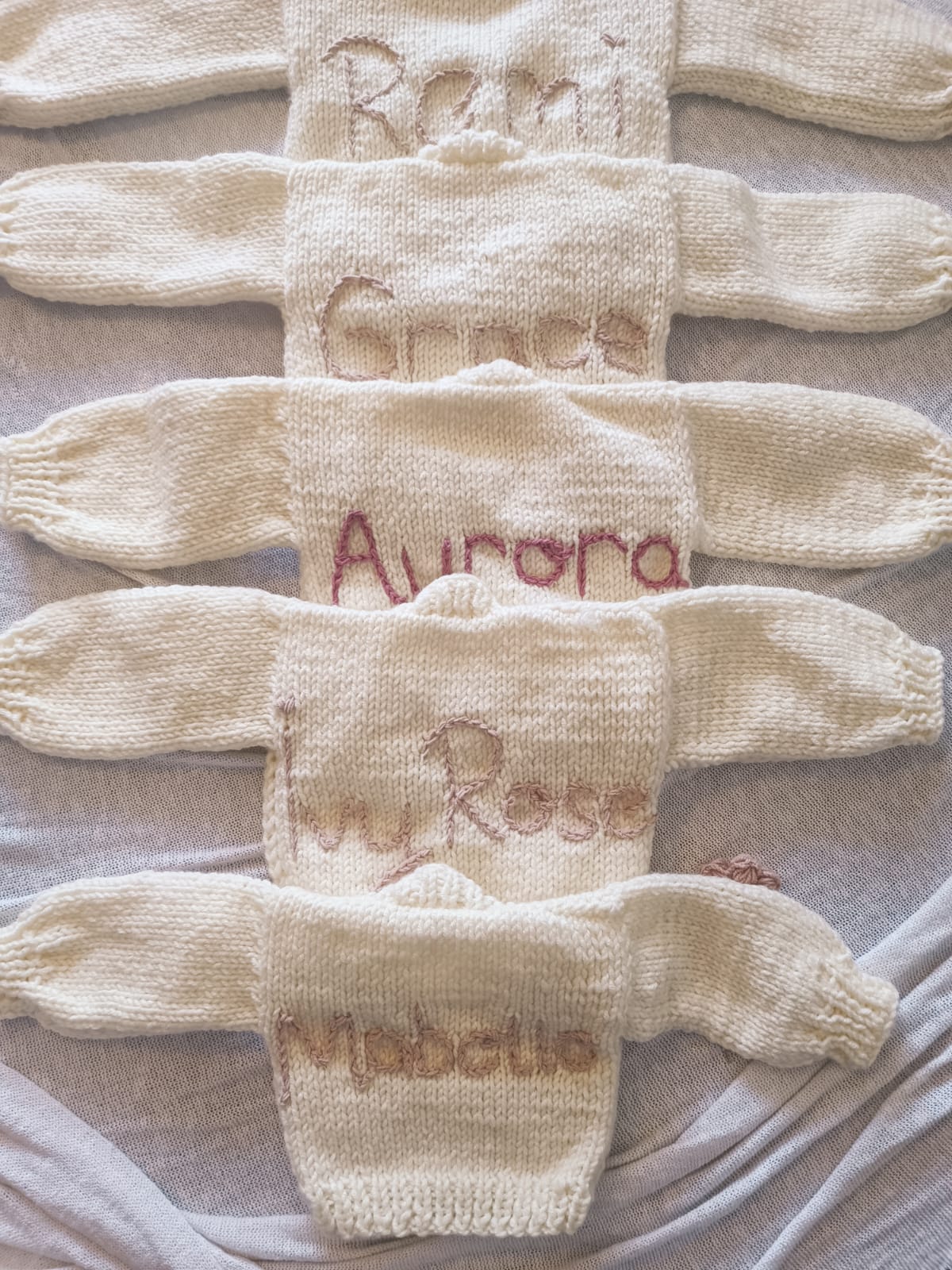 Handmade Strawberry cardigan - In stock