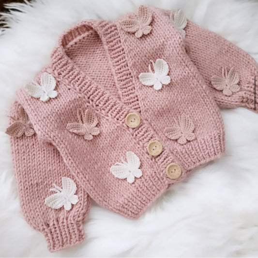 Handmade butterfly cardigan (PREORDER)