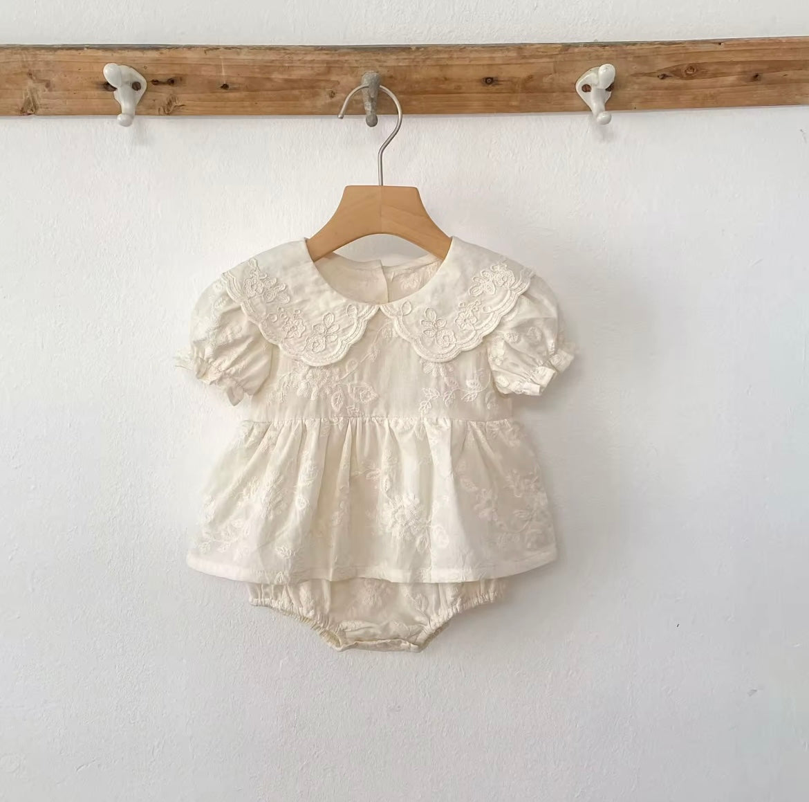 The Callie cream romper