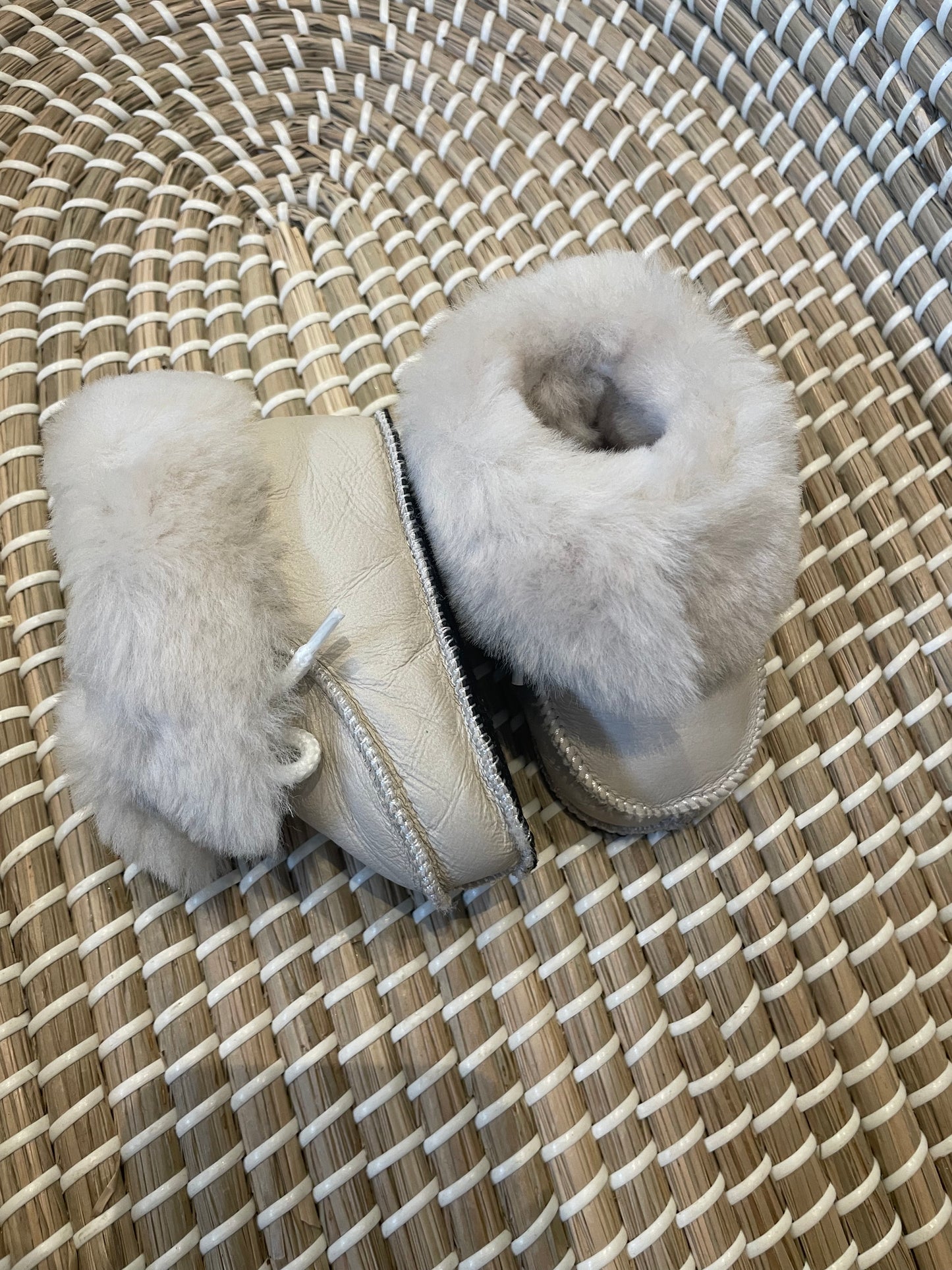 Handmade leather booties