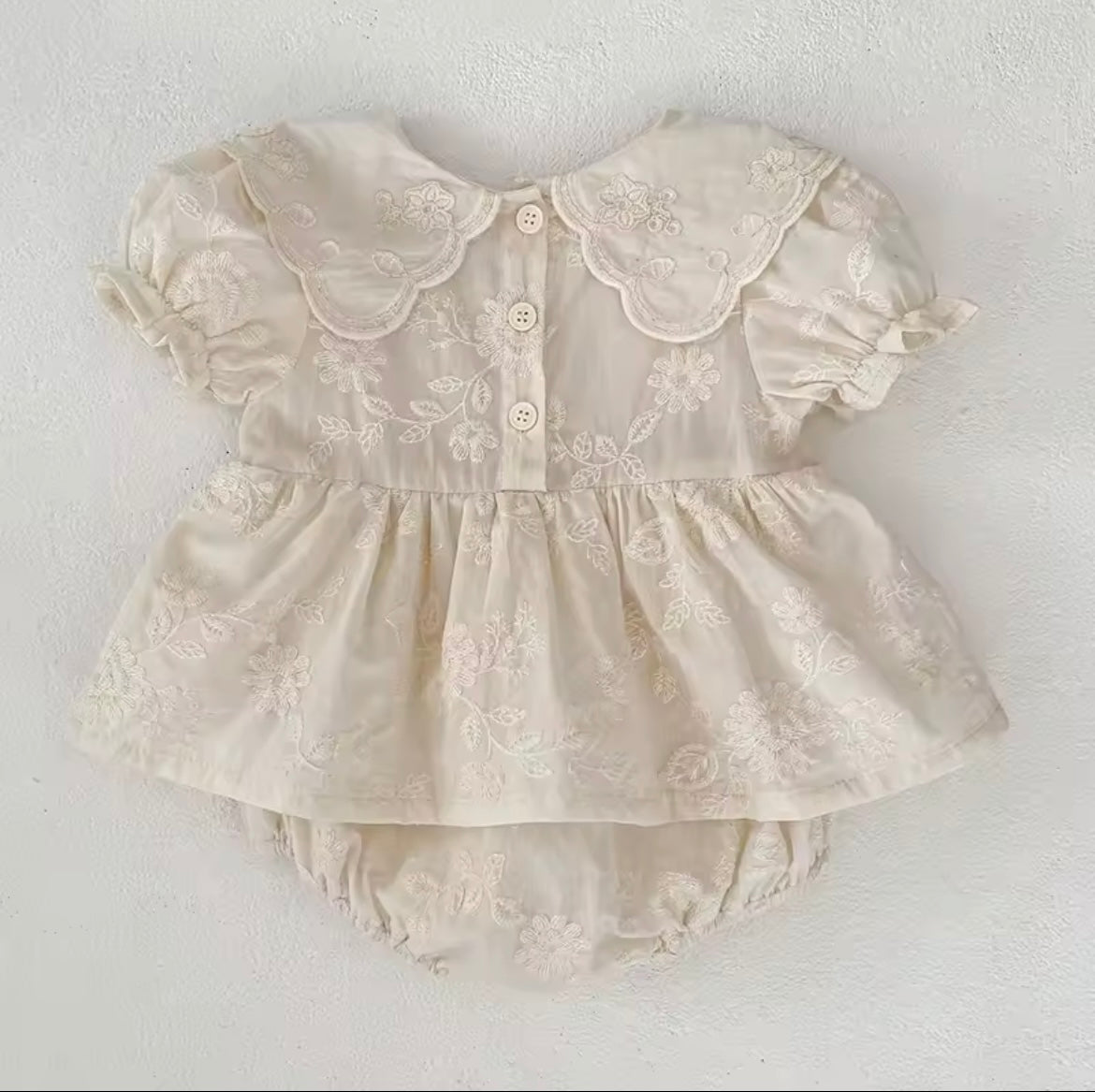The Callie cream romper