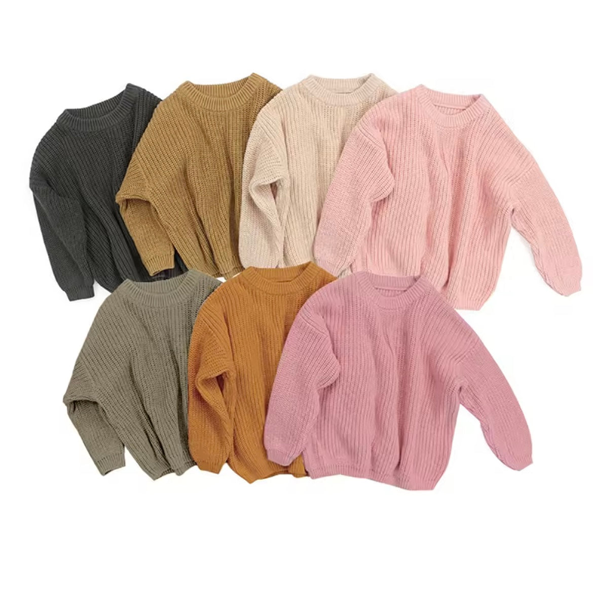 Personalised knitted sweatshirts