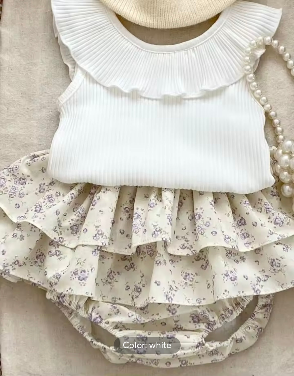 Floral knickers and tops