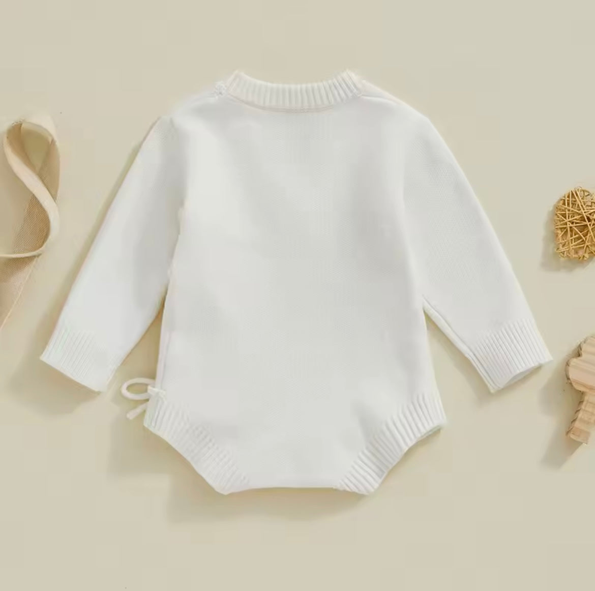 Hello world side tie romper