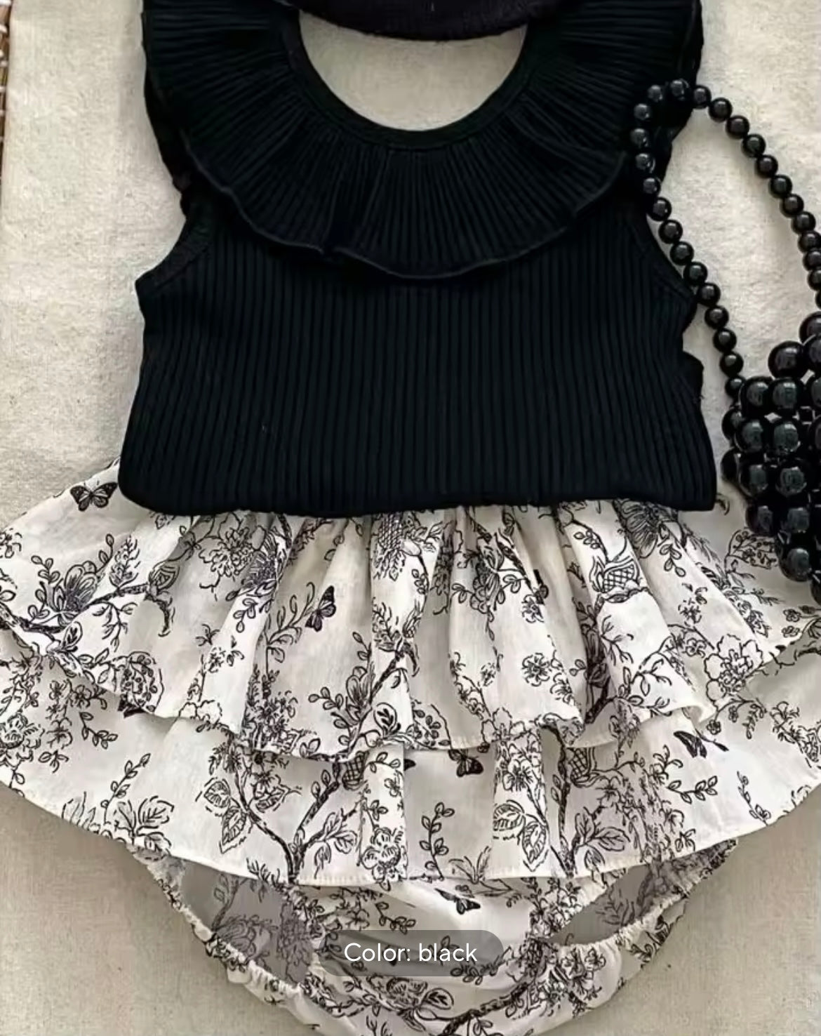 Floral knickers and tops
