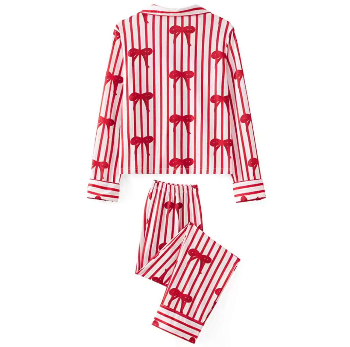 Matching Family plain red Pyjamas - BOYS/MEN