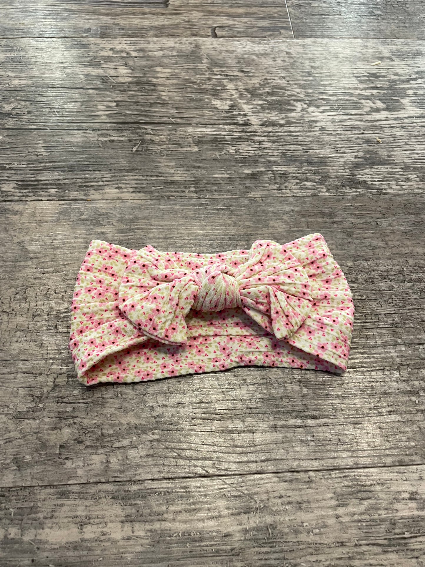 Cableknit headbands - flower power