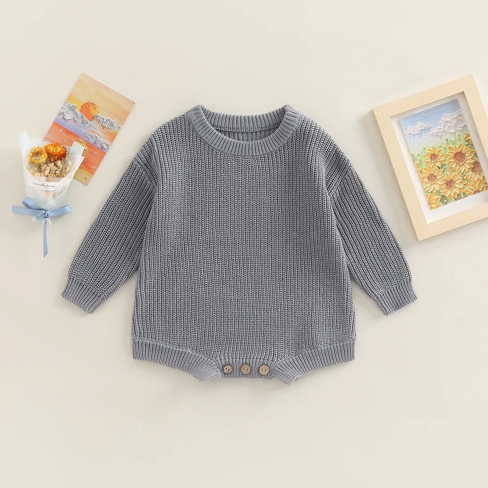 Personalised knitted rompers