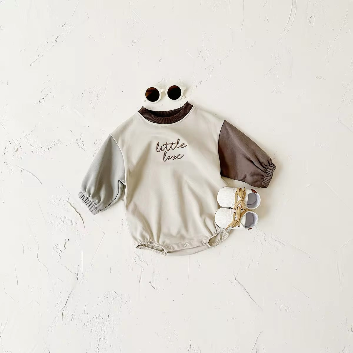 Little love sweatshirt rompers - colour