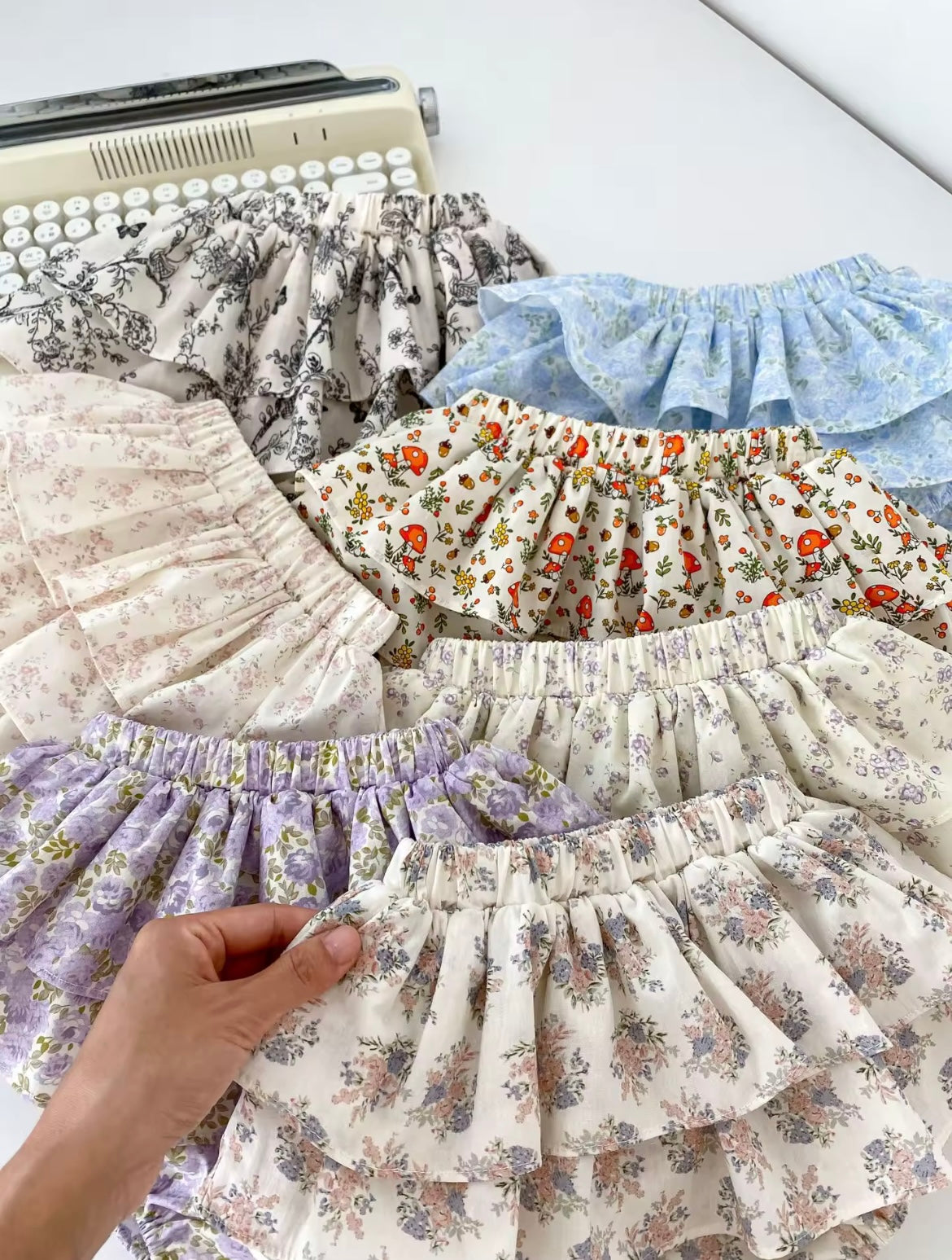 Floral knickers and tops