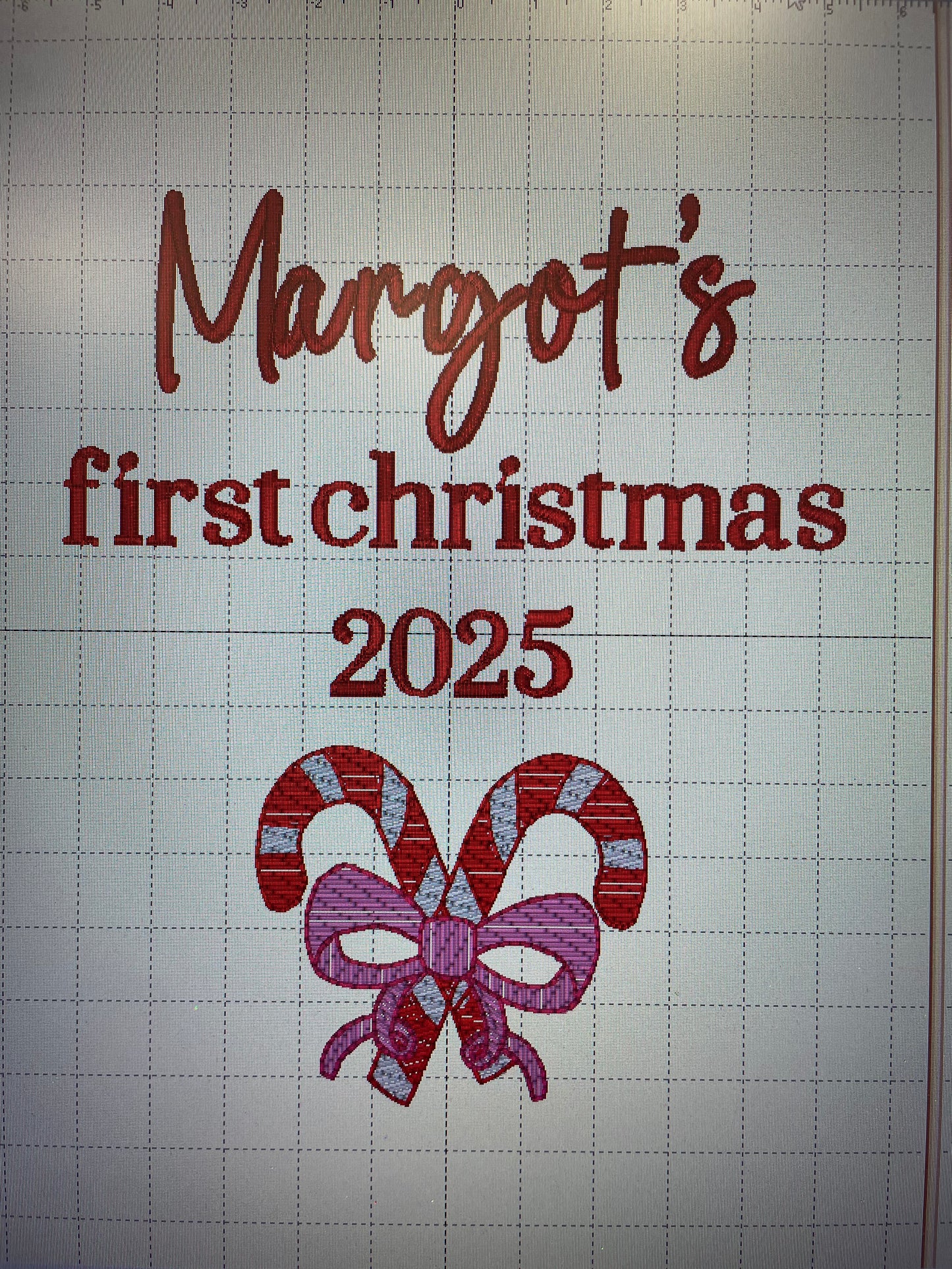 Personalised Christmas knitted rompers