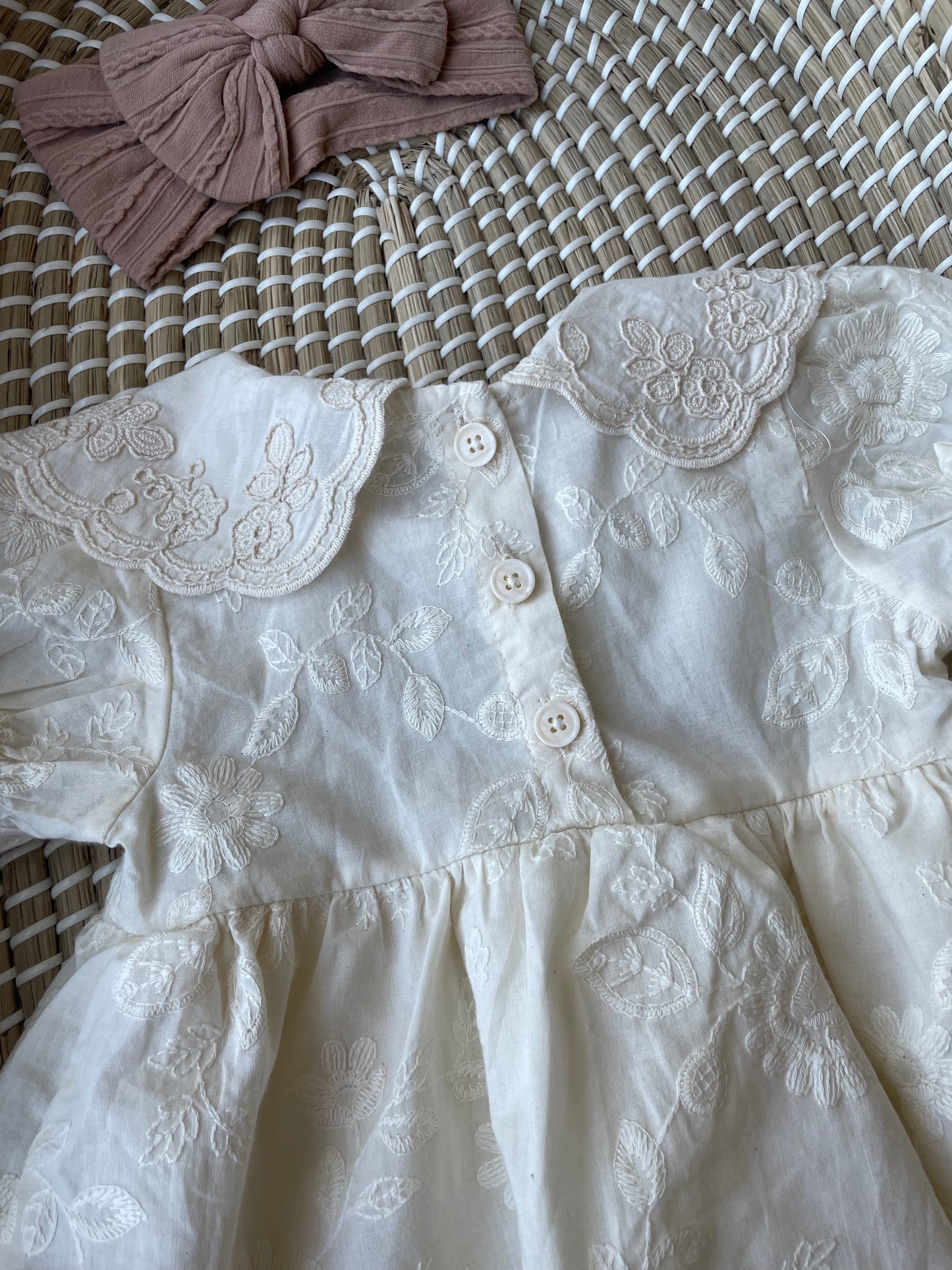 The Callie cream romper