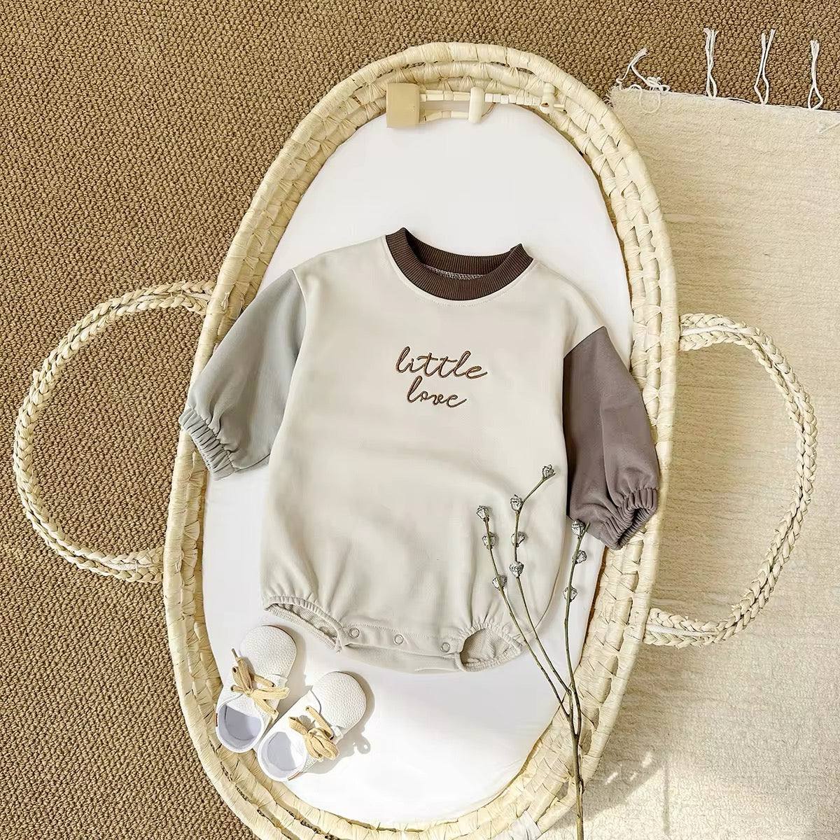 Little love sweatshirt rompers - colour