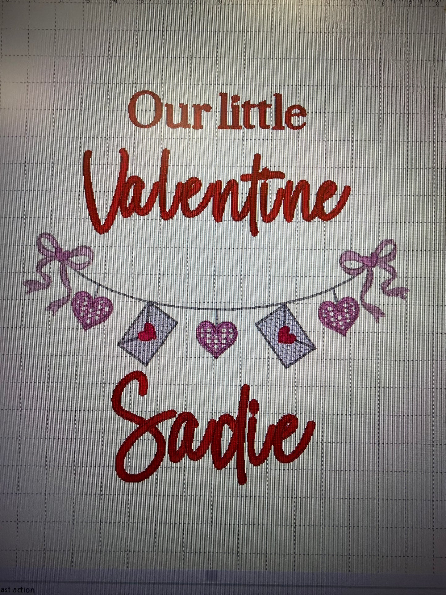 Personalised Valentines print pyjamas