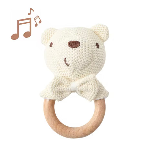 Crochet baby rattles