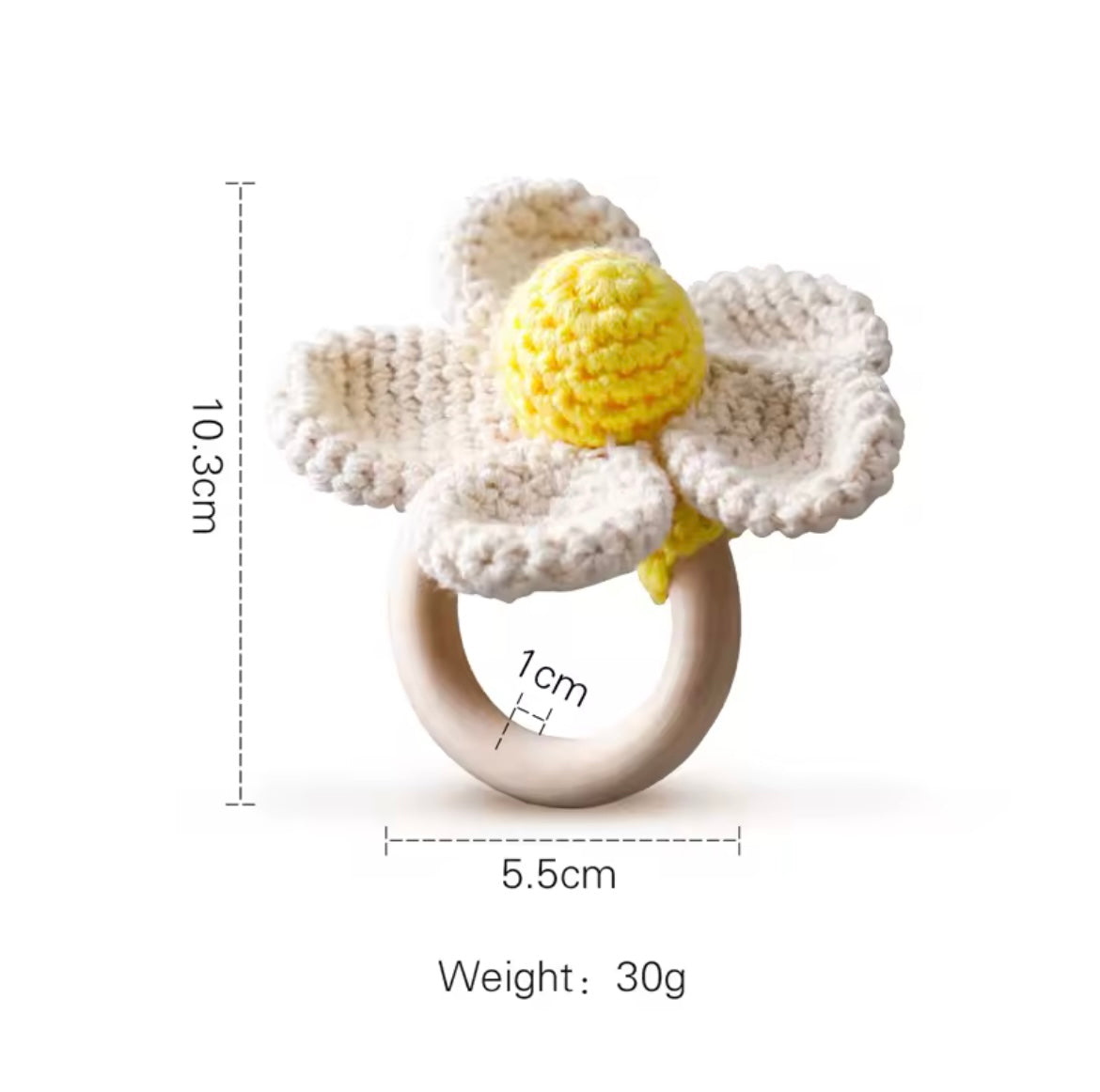 Crochet baby rattles