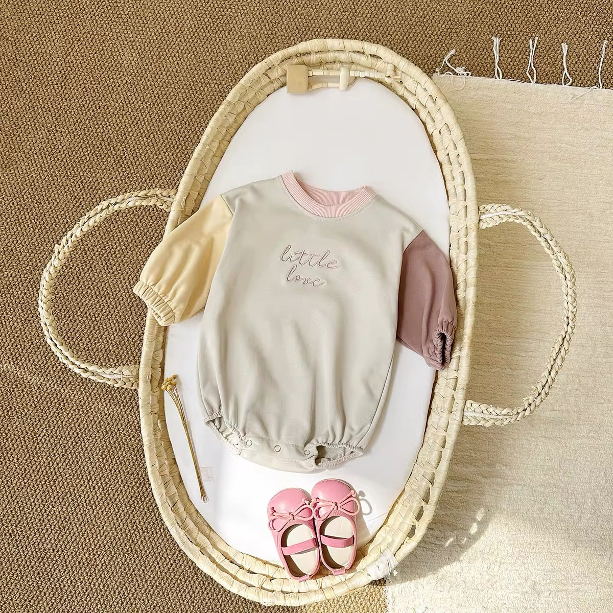 Little love sweatshirt rompers - colour