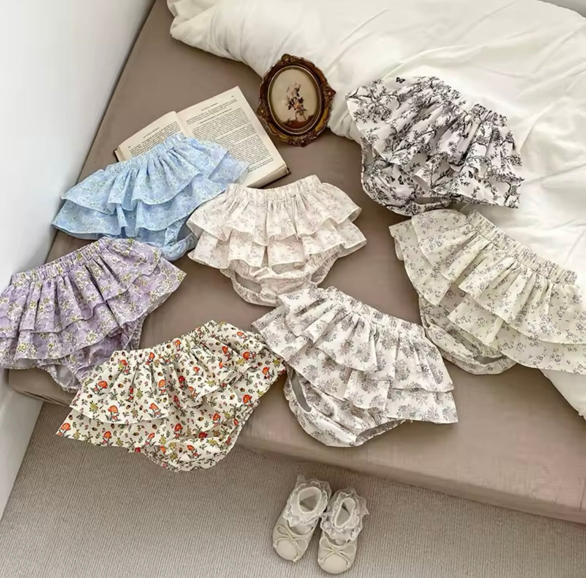 Floral knickers and tops