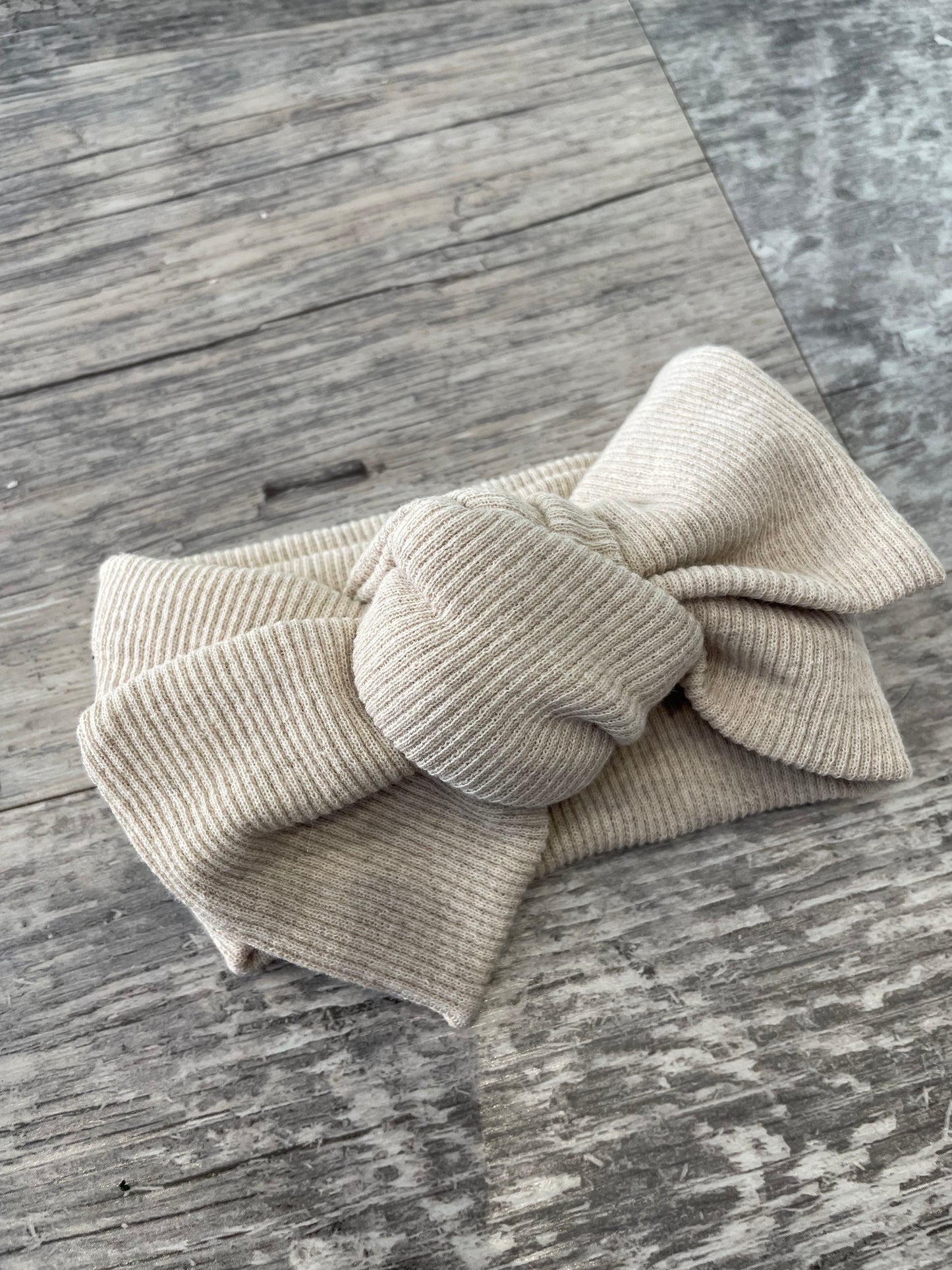 Oversized topknot headband