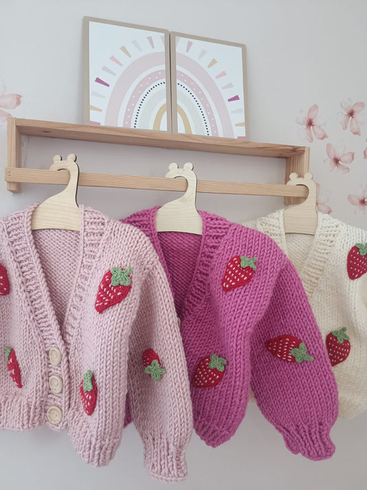 Handmade Strawberry cardigan (PREORDER)