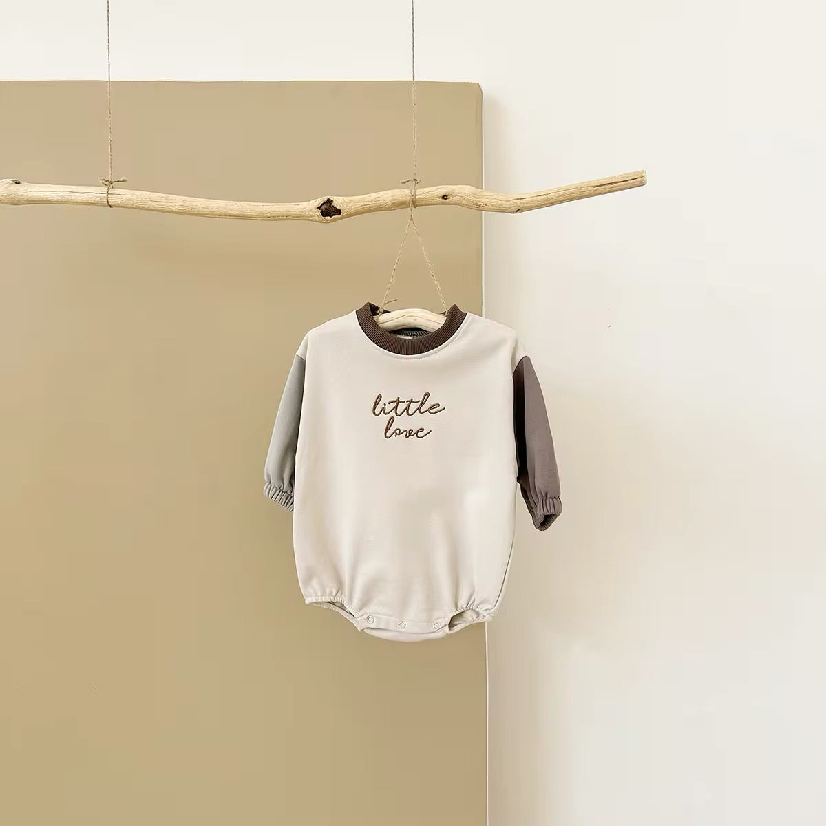 Little love sweatshirt rompers - colour