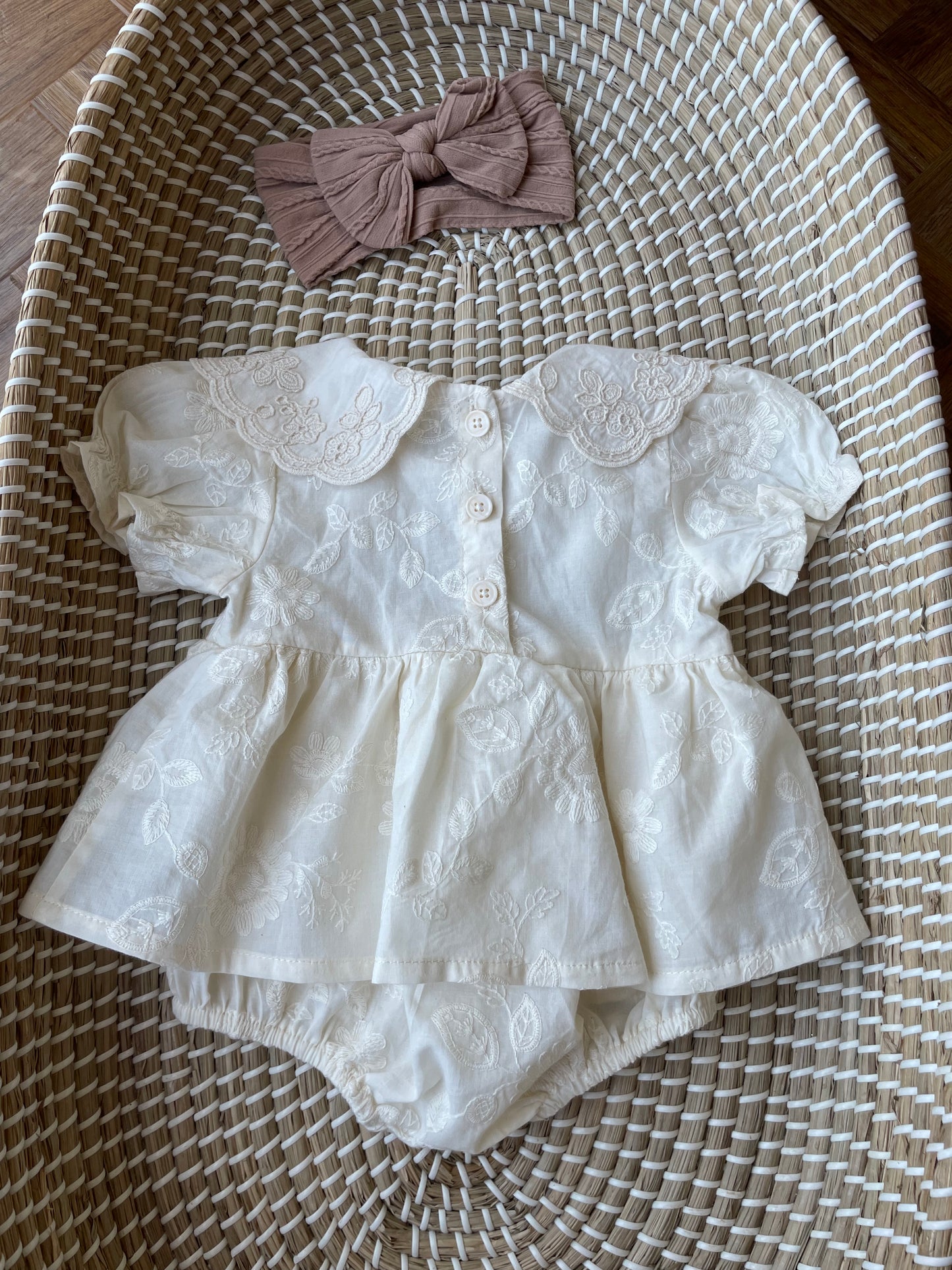 The Callie cream romper