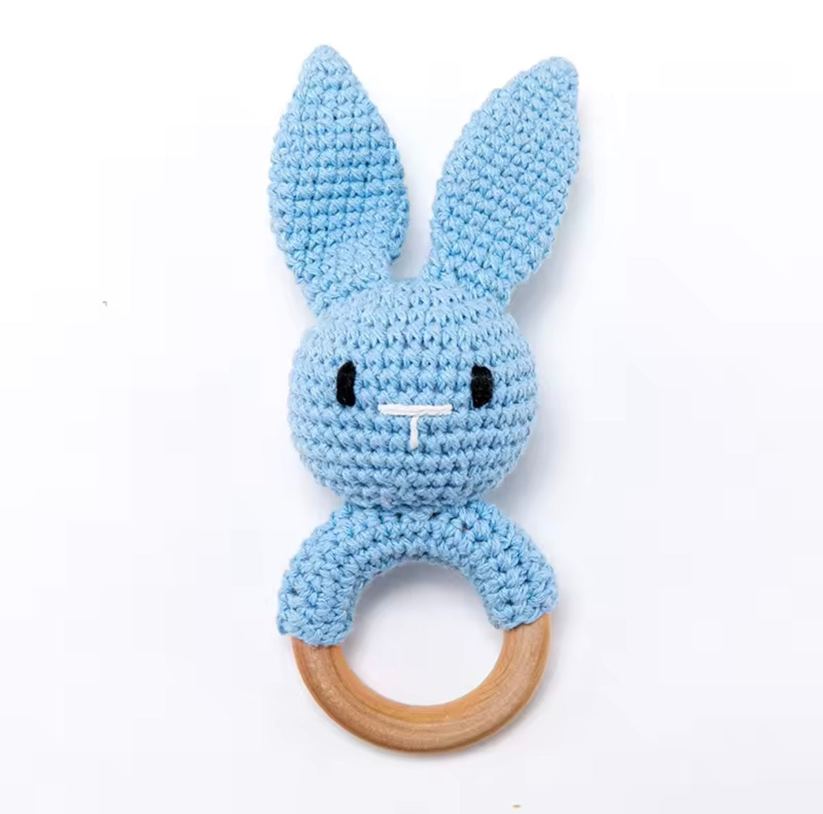 Crochet baby rattles