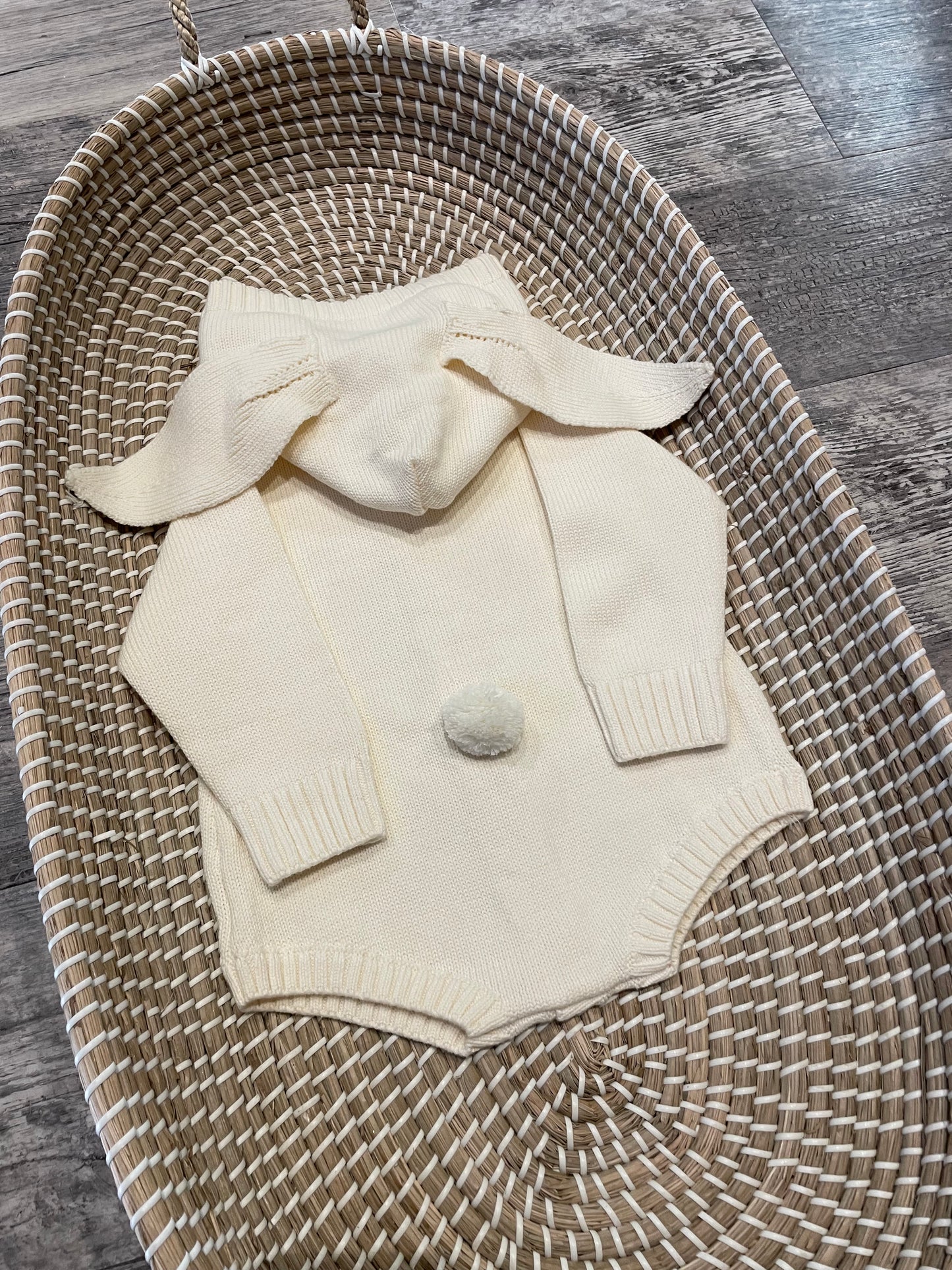 The knitted Bunny romper