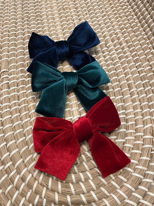Velvet bows