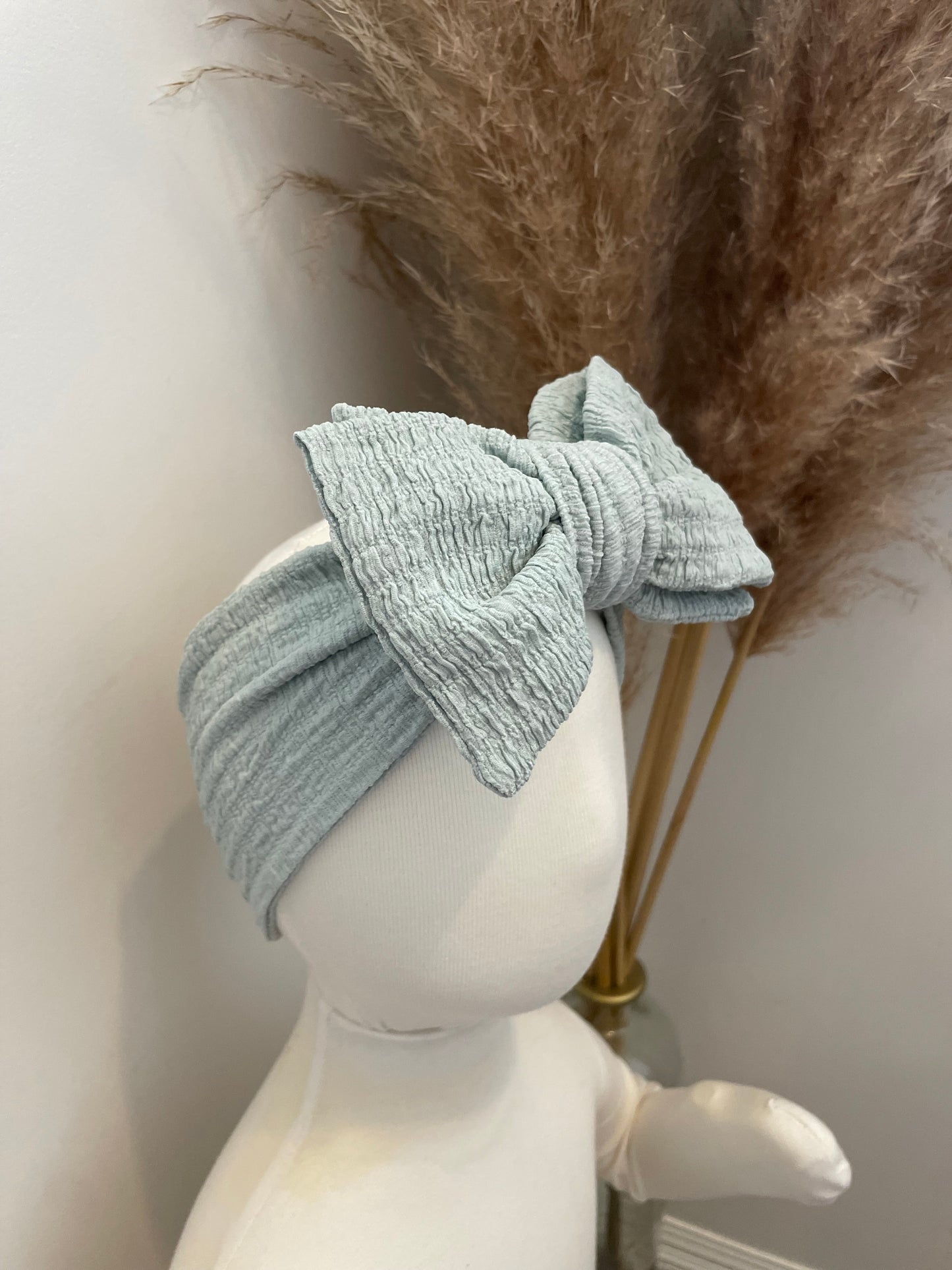 Oversized topknot headband