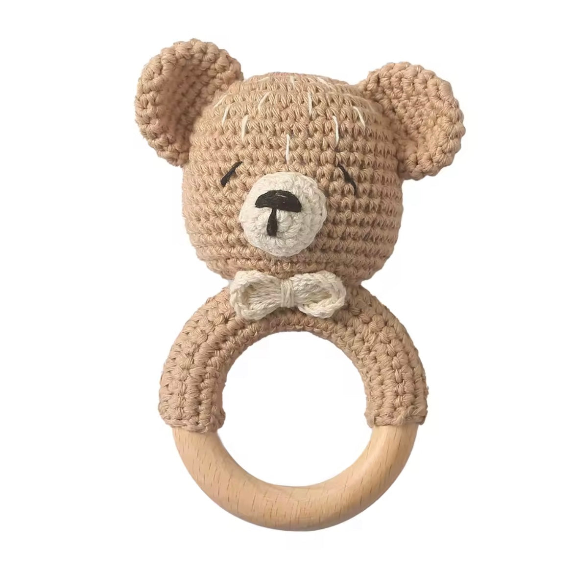 Crochet baby rattles
