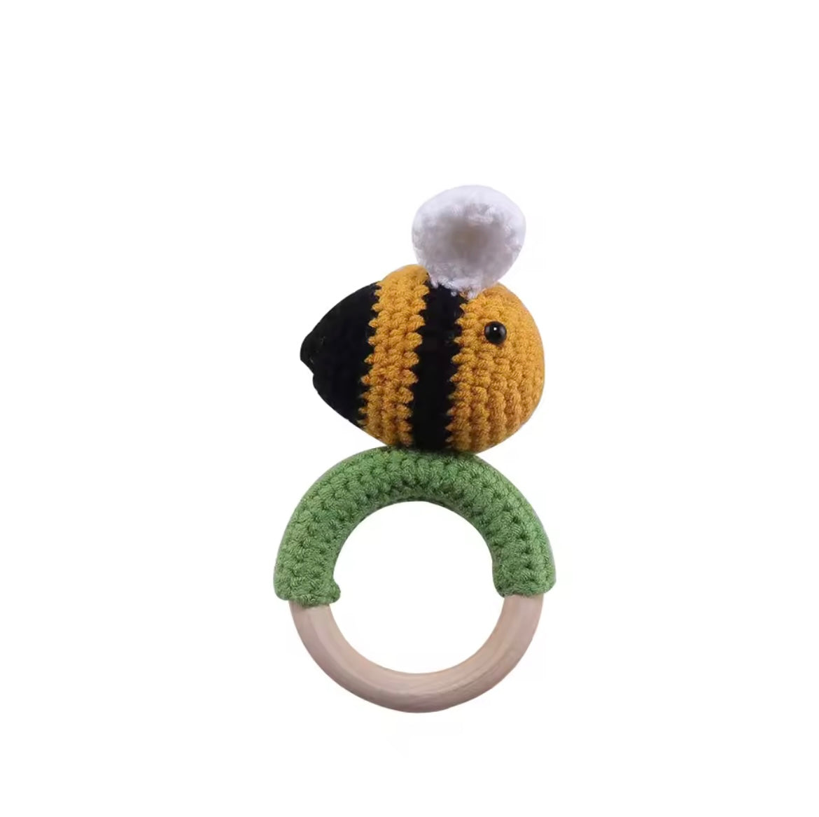 Crochet baby rattles