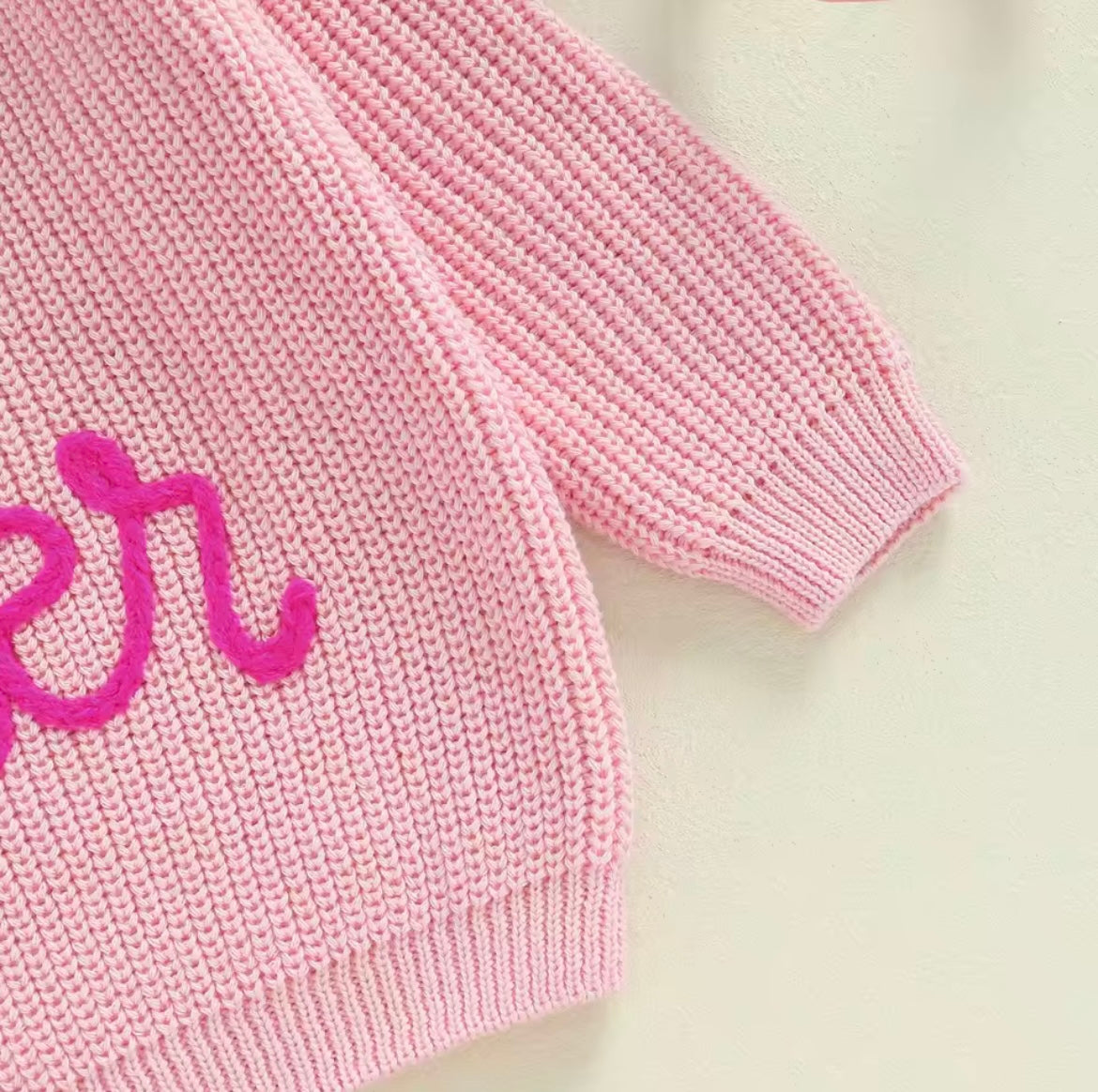 Pink Big Sister / Little Sister Jumpers - PREORDER