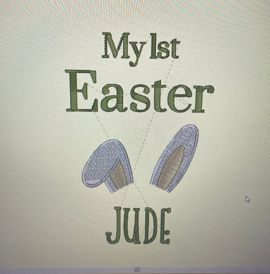 Personalised easter sleepsuits