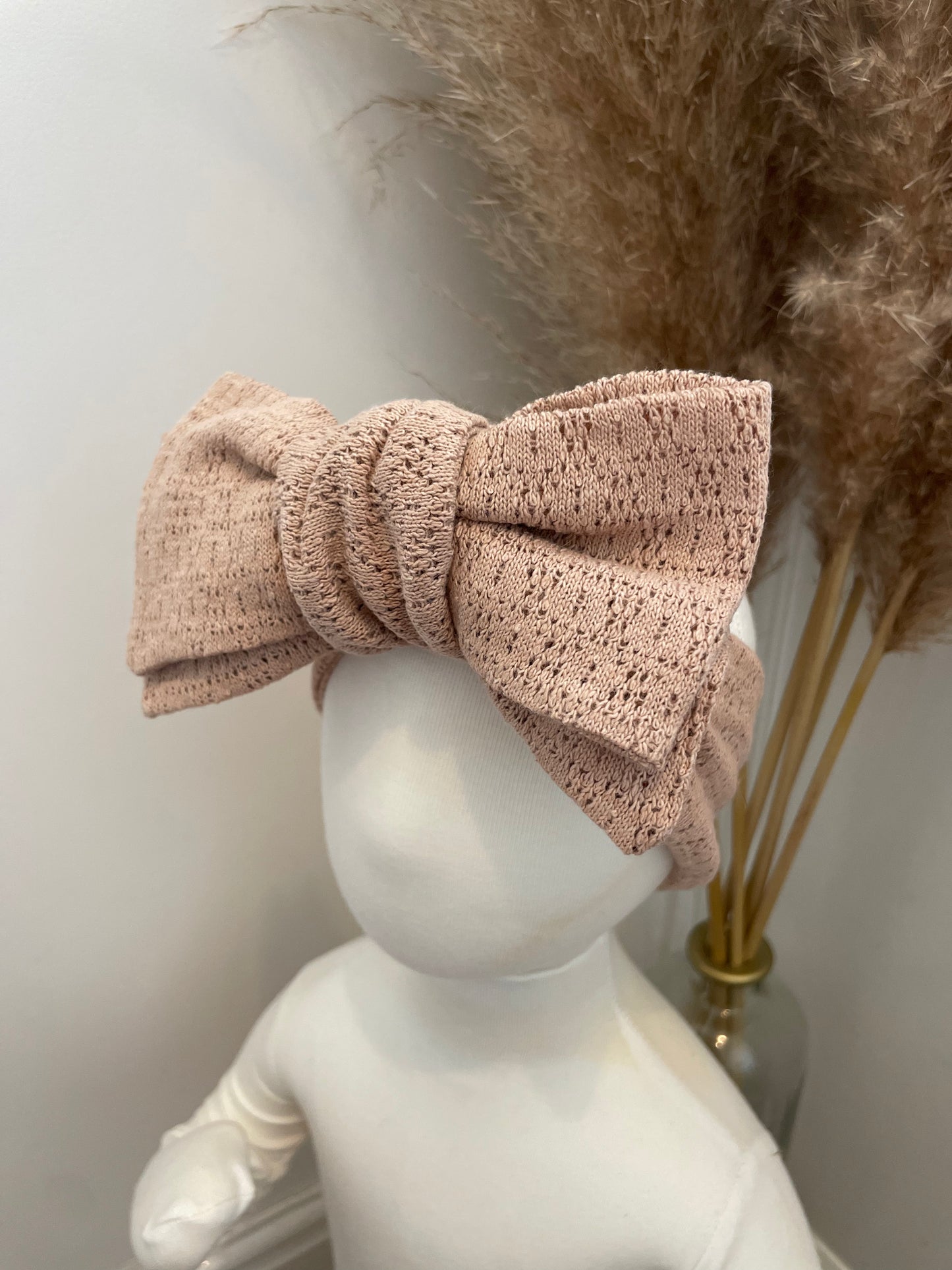 Oversized topknot headband
