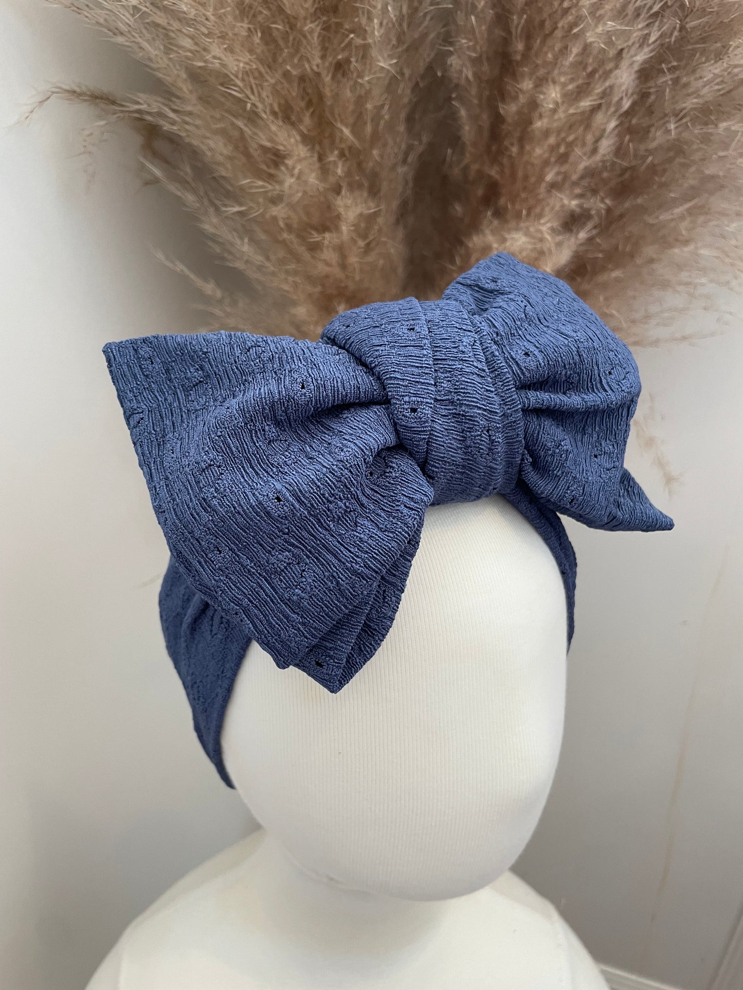 Oversized topknot headband