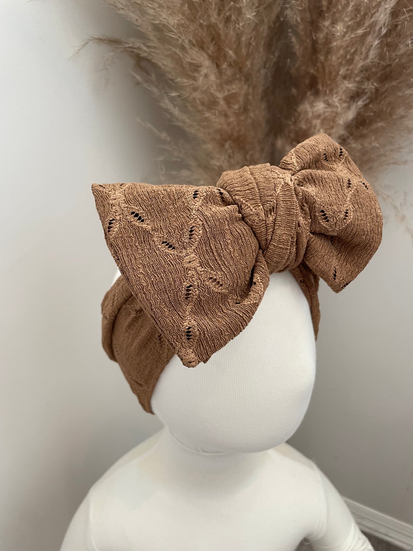 Oversized topknot headband