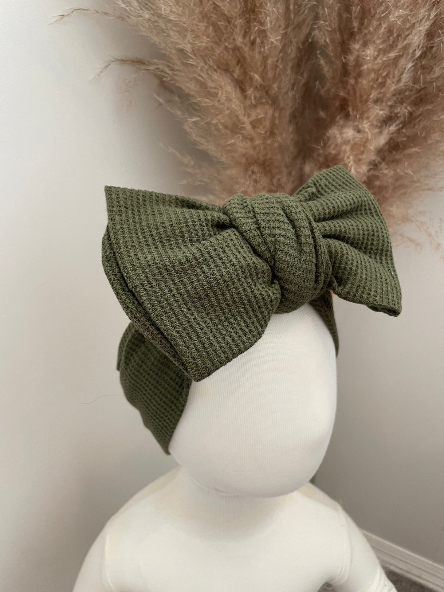 Oversized topknot headband