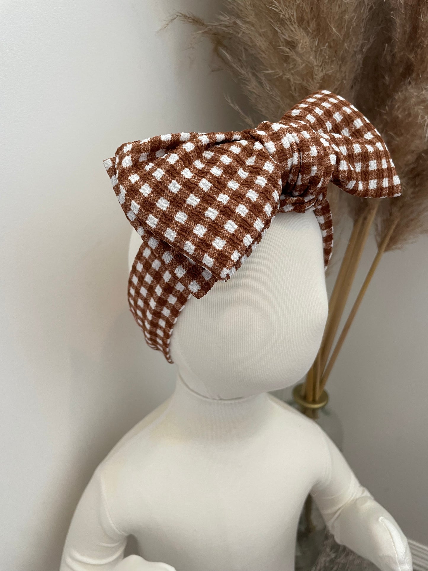 Oversized topknot headband